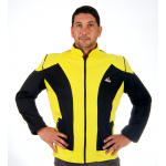 "Optimal" mesh  motorcycle jacket containing Aramid + DRy Fit  - black yellow