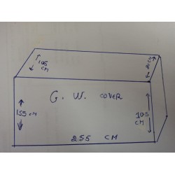 Motorcycle cover forHonda GW -blue 