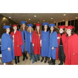 Graduation gowns and hoods custom made